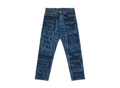 PALACE TABLOID DENIM JEAN "Blue"