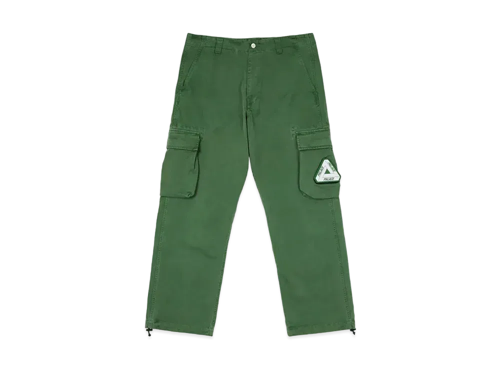 PALACE GARMENT DYED CARGO TROUSER "Olive"