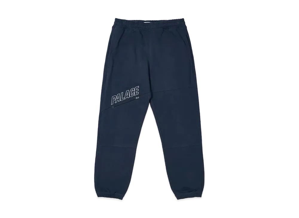 パレス スラント ジップ ジョガーズ "ブルー"