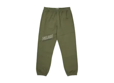 PALACE SLANT ZIP JOGGERS "Green"