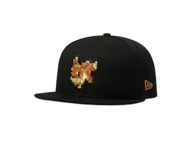 NEW ERA Pokemon 59FIFTY 8Bit Eevee "Black"