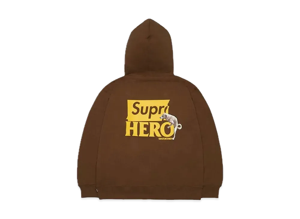 スケートボード Supreme ANTIHERO Hooded Sweatshirt Brown スケートボード Supreme ANTIHERO Hooded Sweatshirt Brown Supreme