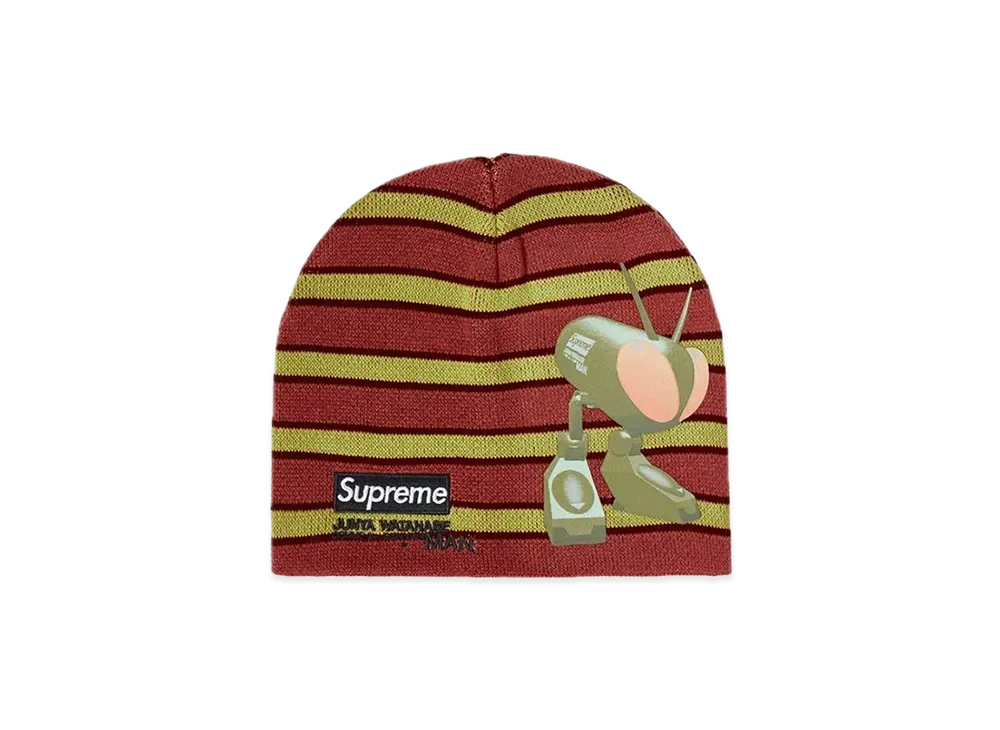 Supreme / JUNYA WATANABE COMME des GARCONS MAN Beanie Original artwork by BUGSEX "Red Stripe"