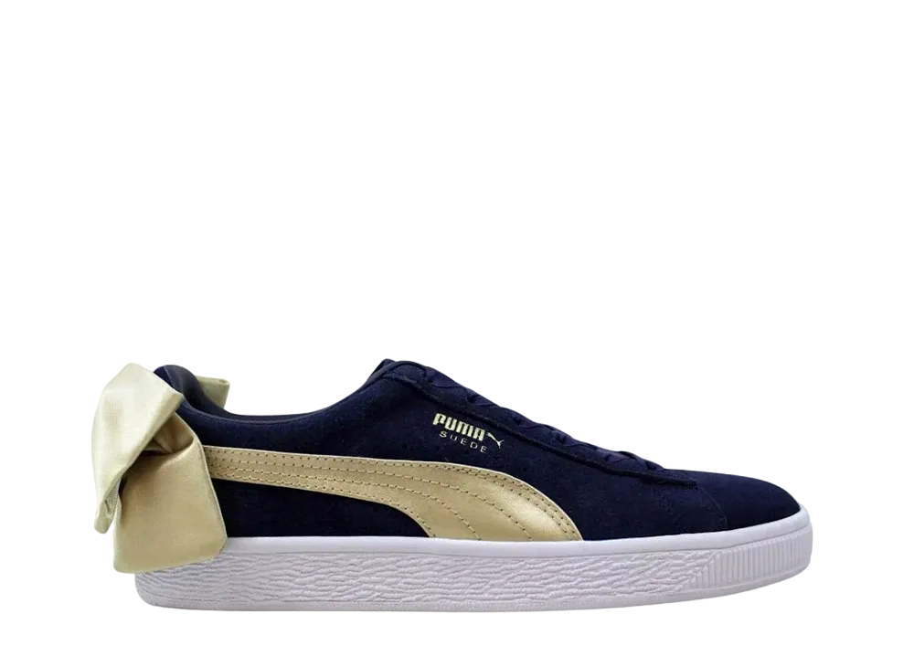 プーマ ウィメンズ スウェード ボウ バーシティ "ピーコート"