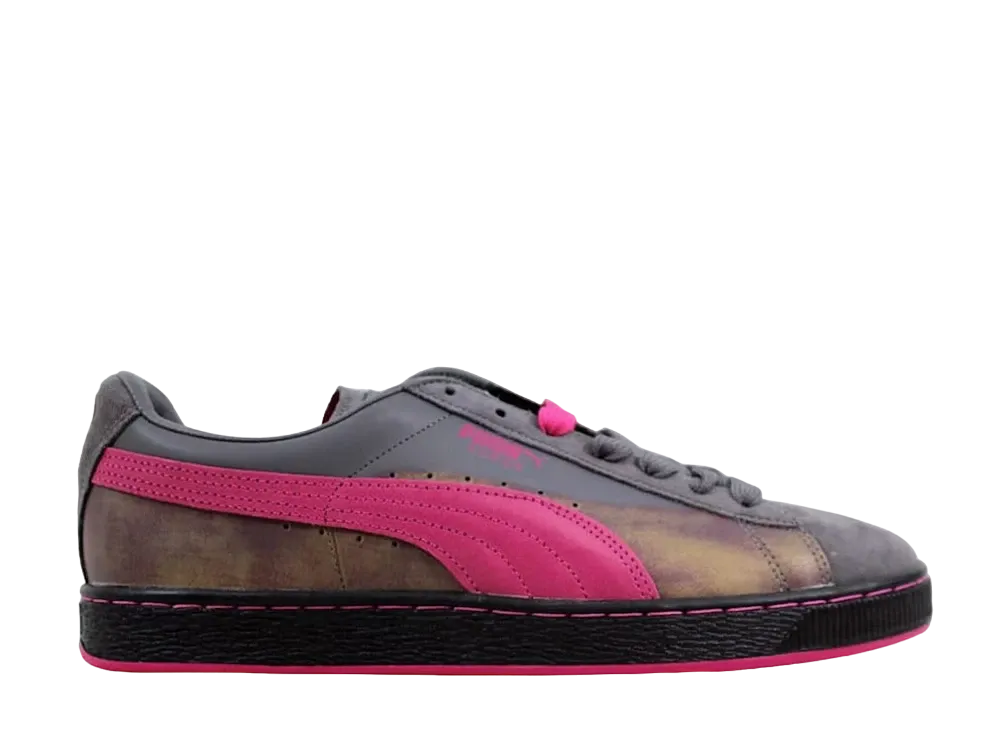 プーマ スウェード クラシック カラーバーン "スティール グレイ"