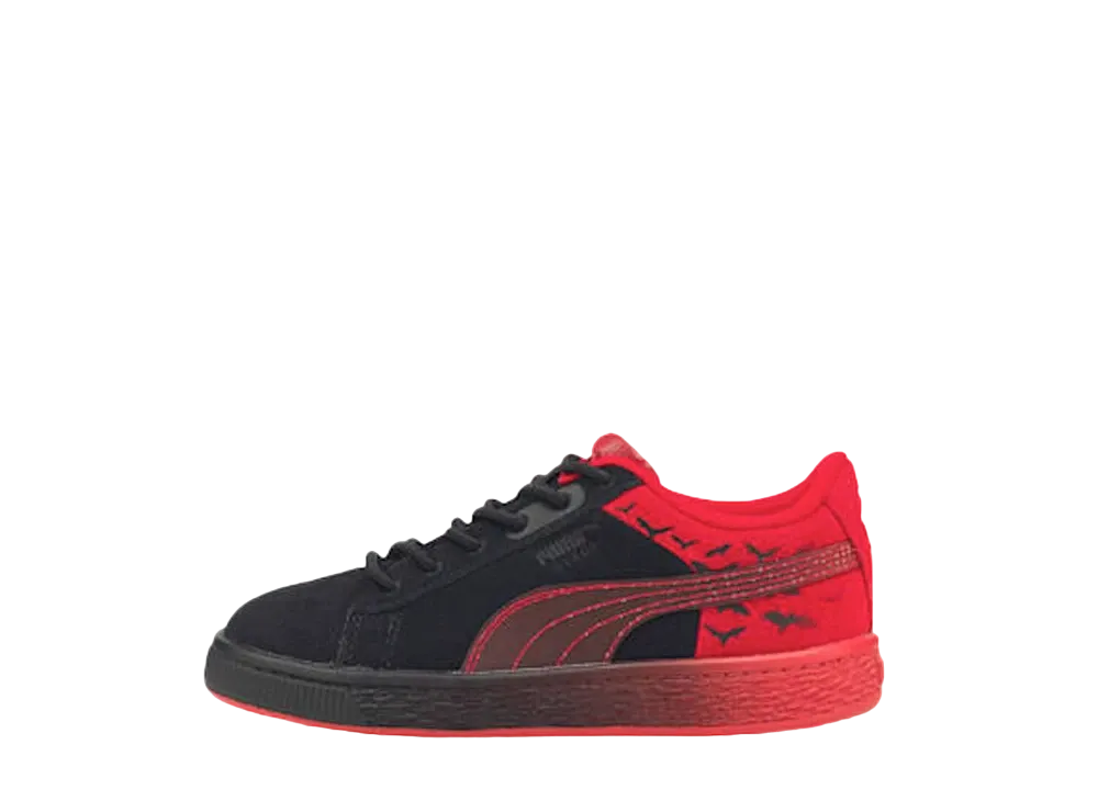 ザ バットマン × プーマ PS スウェード "ブラック/レッド"(キッズ)