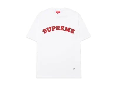 Supreme Plaid Appliqué S/S Top "White"
