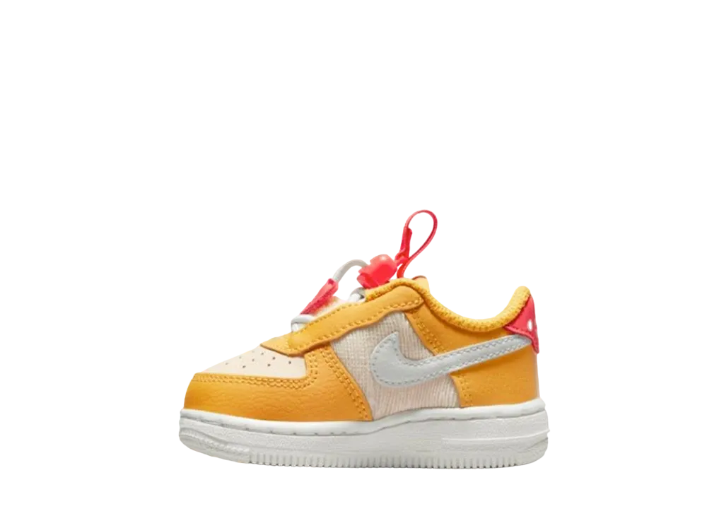 Nike TD Air Force 1 Low Toggle SE "Yellow Ocher/Summit White"