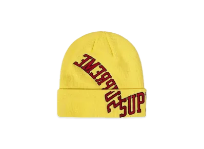 Supreme New Era Multi Arc Beanie "Pale Yellow"