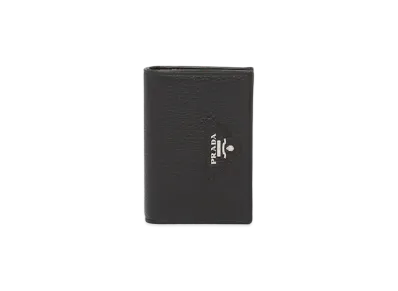 PRADA Small Leather Wallet "Black"