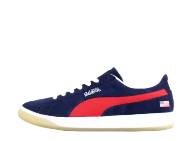 Secretbase × atmos × Puma Suede Ignite Ron English "Peacoat"