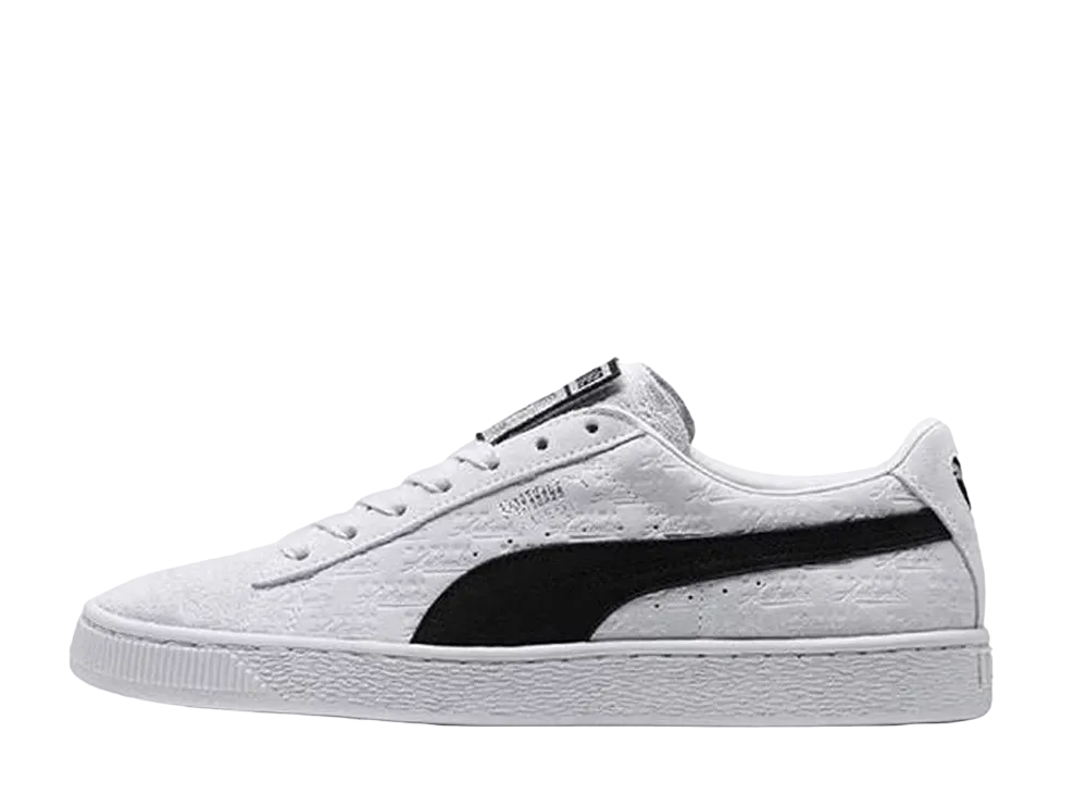 Panini × Puma Suede "White/Black"