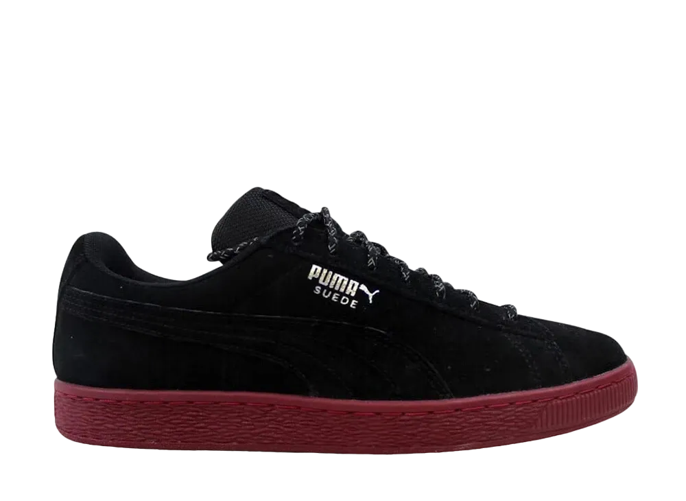 プーマ スウェード クラシック ウェザプルーフ "プーマ ブラック チベット レッド"