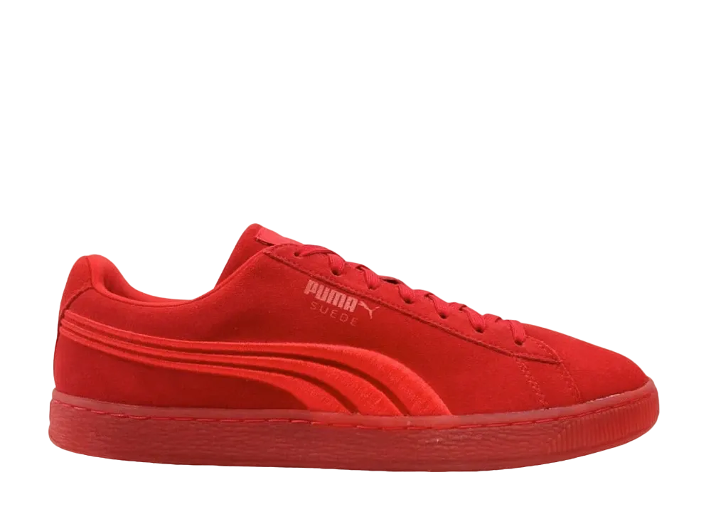 プーマ スウェード クラシック バッジ アイスド "ハイ リスク レッド"