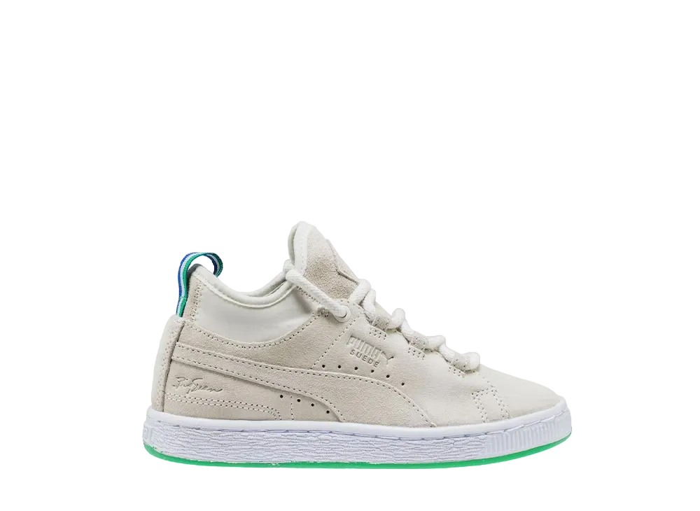 ビック シーン × プーマ PS スウェード ミッド "ウィスパー ホワイト"(キッズ)