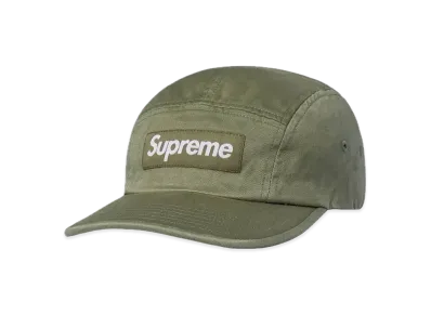 Supreme Washed Chino Twill Camp Cap "Olive"(21SS)