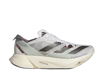 adidas Adizero Adios Pro 3 "Crystal White/Night Metallic/Linen Green"