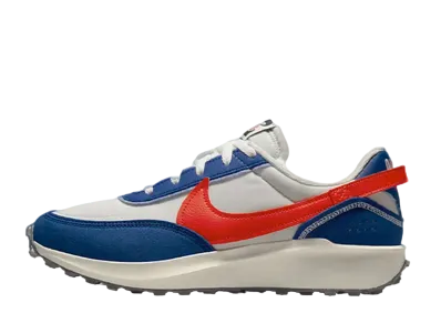 Nike Waffle Debut Swoosh "Phantom/Habanero Red"