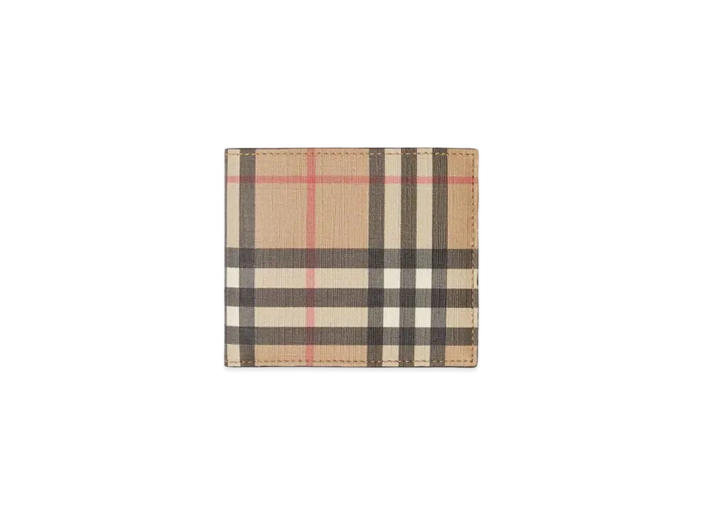 BURBERRY Vintage Check Bifold Wallet "Archive Beige"
