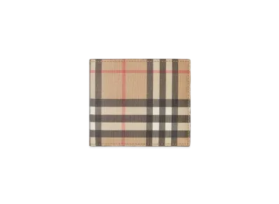 BURBERRY Vintage Check Bifold Wallet "Archive Beige"