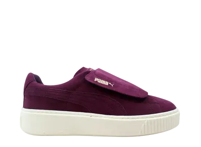 Puma Women's Suede Platform Strap "Deep Purple Marshmallow"