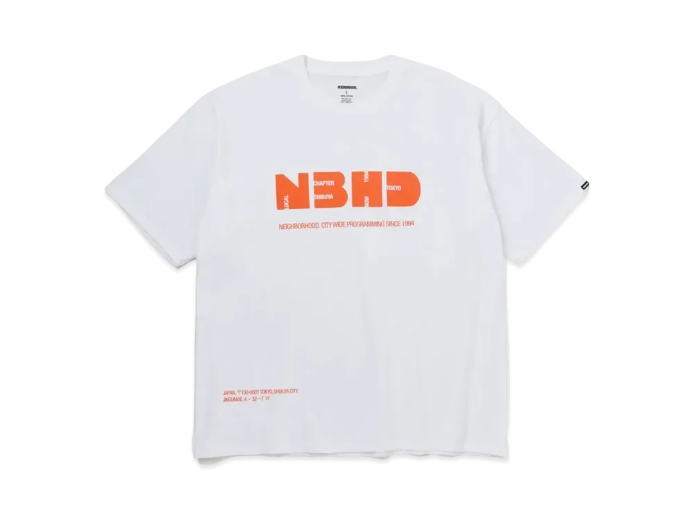 NEIGHBORHOOD FW-1 / C-TEE . SS "White"