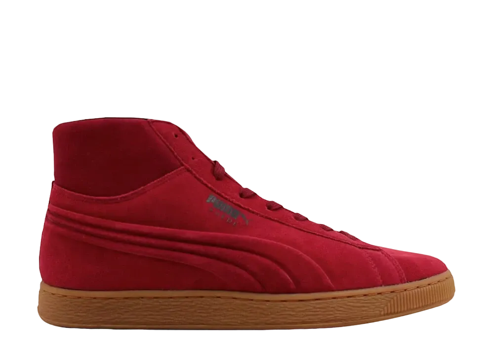 プーマ スウェード ミッド エンボス "リオ レッド"