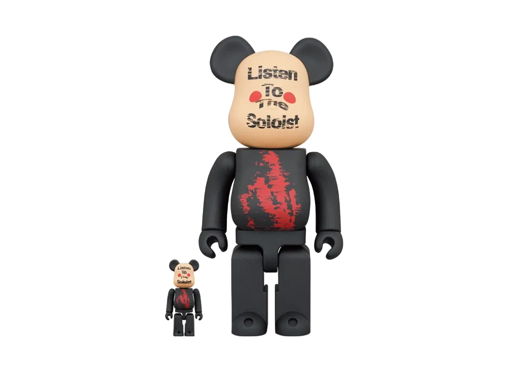Bearbrick TAKAHIROMIYASHITATheSoloist. Pause≒Play 2022 100% & 400%