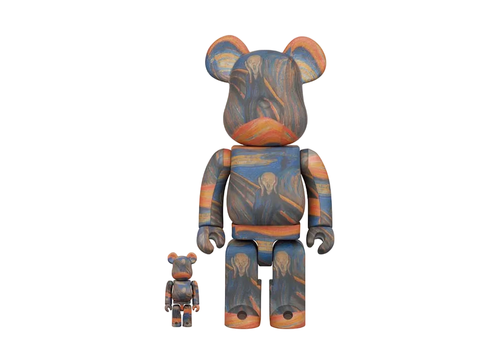 Bearbrick Edvard Munch ”Scream” 100%&400%