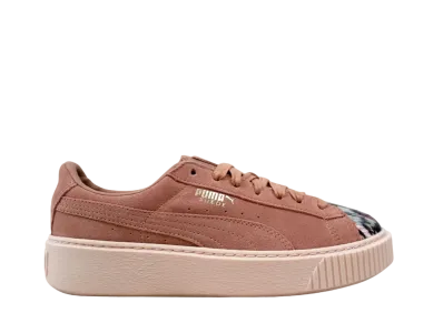 Puma Women's Suede Platform Sunfade Stitch "Peach Beige"