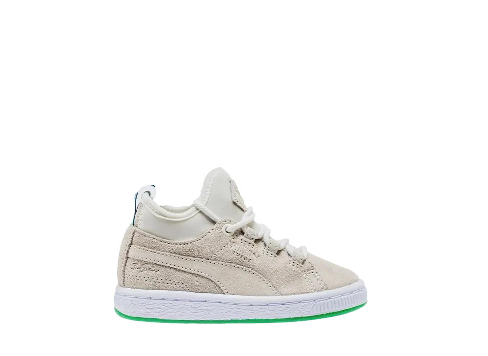 ビック シーン × プーマ TD スウェード ミッド "ウィスパー ホワイト"(キッズ)