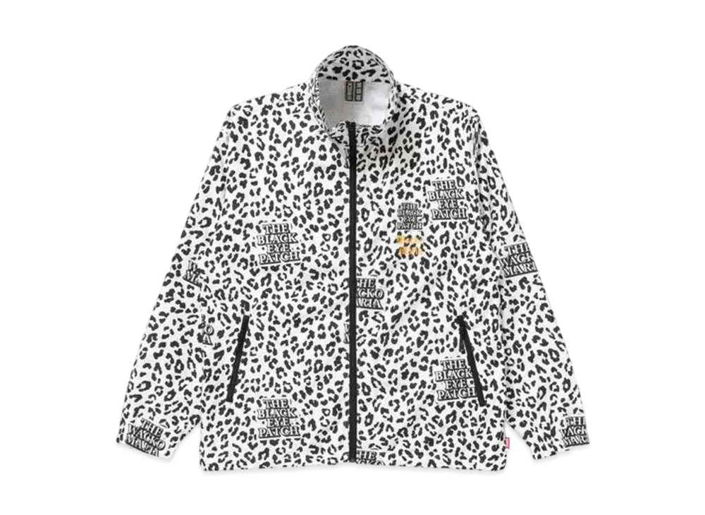 BlackEyePatch WACKO MARIA Leopard Track Jacket Type-1 "White"
