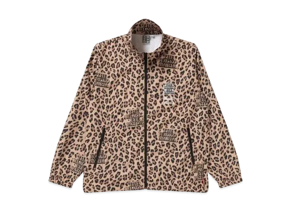 BlackEyePatch WACKO MARIA Leopard Track Jacket Type-1 "Brown"