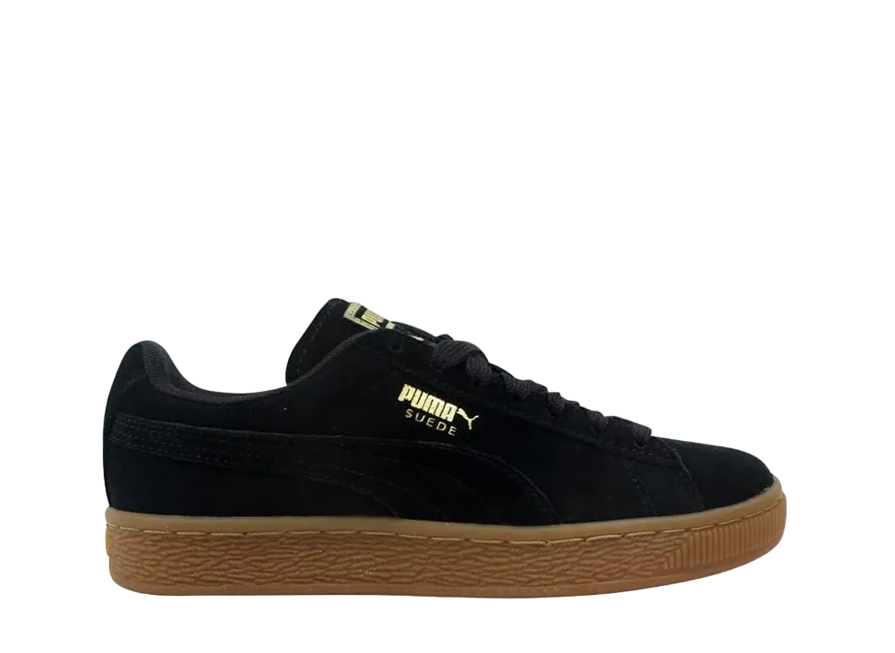 プーマ ウィメンズ スウェード クラシック "ゴールド プーマ ブラック"