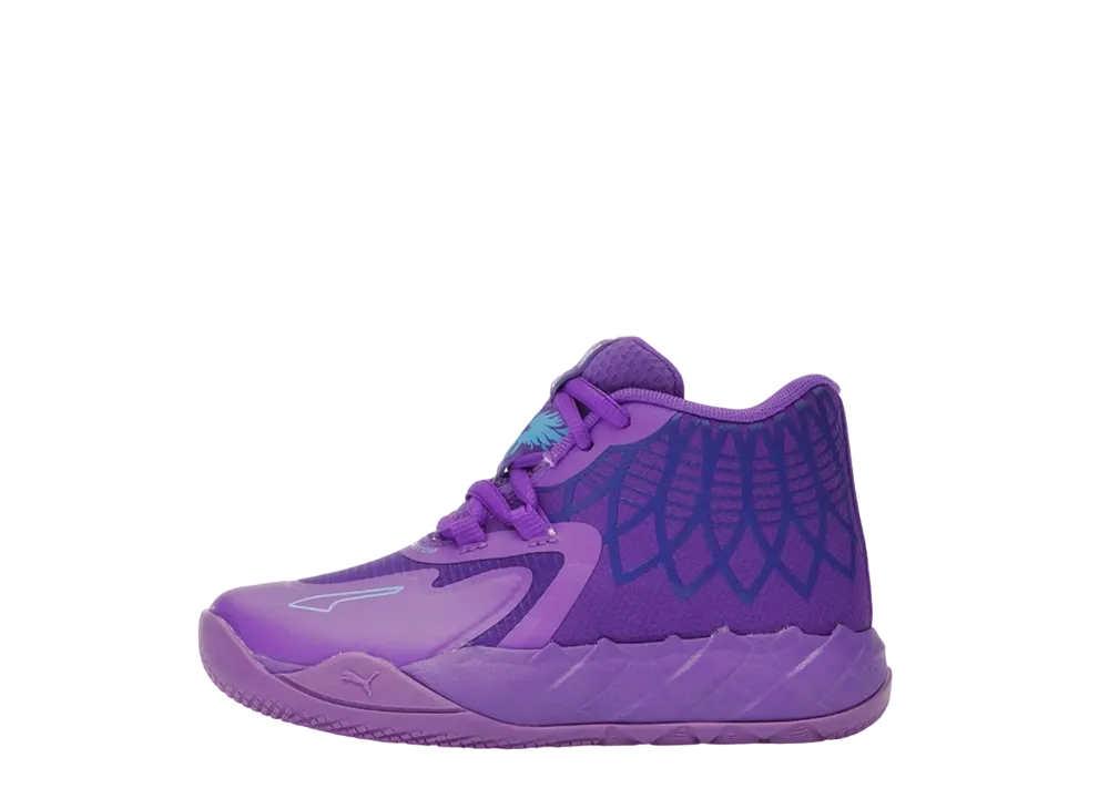 プーマ PS ラメロ・ボール MB.01 クイーン シティ "パープル/ブルー"(キッズ)
