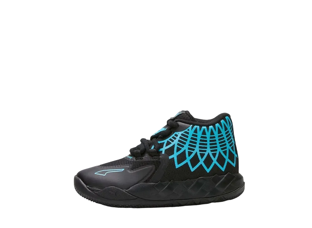 プーマ PS ラメロ・ボール MB.01 バズ シティ "プーマ ブラック/ブルー アトール"(キッズ)