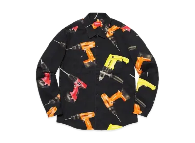 Supreme Drills Work Shirt "Black"