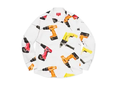 Supreme Drills Work Shirt "White"