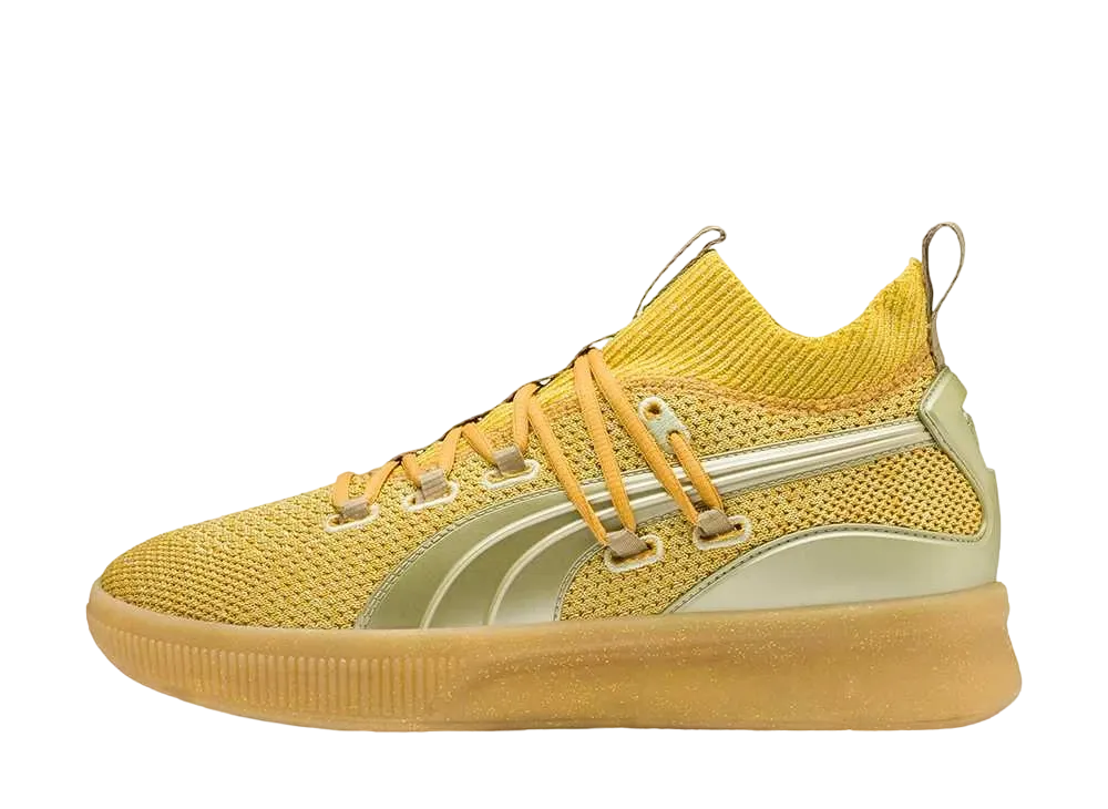 Puma Clyde Court Disrupt Title Run "Metallic Gold/Metallic Gold"