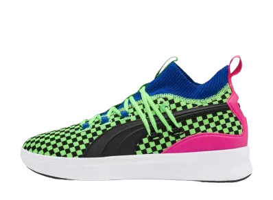 Puma Clyde Court Disrupt Summertime "Fluorescent Green"