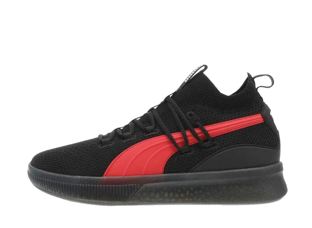プーマ クライド コート シティ パック チカゴ ブルズ "プーマ ブラック/ハイ リスク レッド"