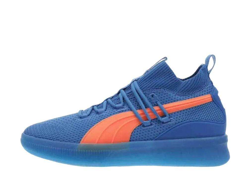 Puma Clyde Court City Pack New York Knicks "Strong Blue/Shocking Orange"