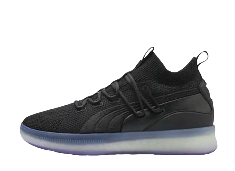 プーマ クライド コート ディスラプション "ブラック エレクトリック パープル"