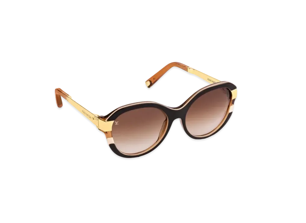 Louis Vuitton Petit Soupcon Cat Eye Sunglasses "Marron"