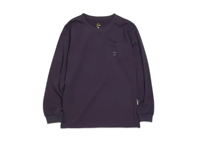 Needles L/S CREW NECK TEE - PE/C JERSEY "Navy"