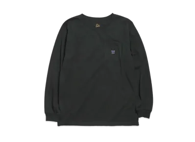 Needles L/S CREW NECK TEE - PE/C JERSEY "Black"