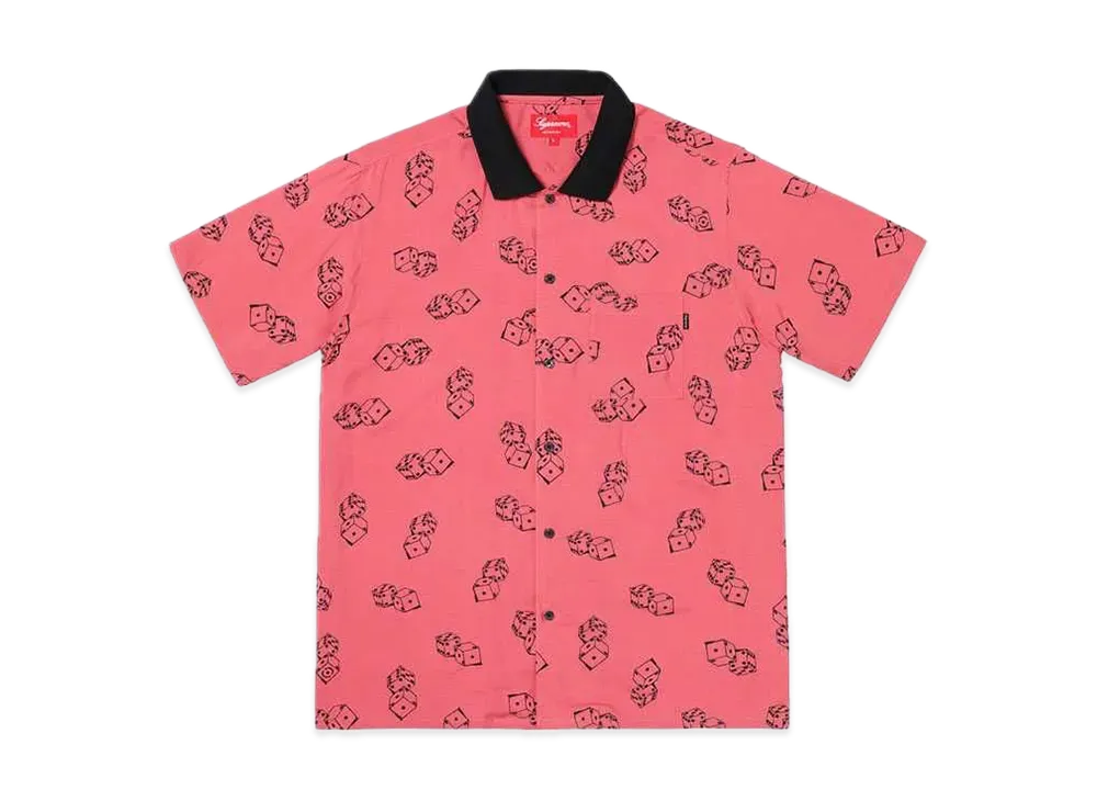 Supreme Dice Rayon S/S Shirt "Pink"