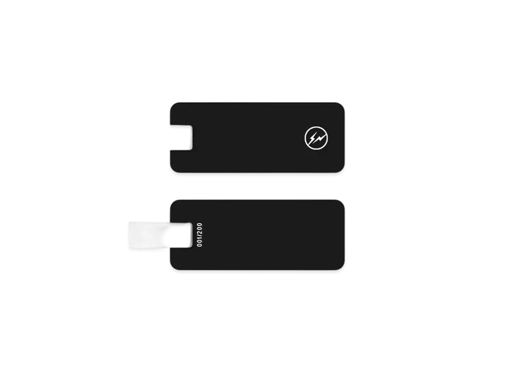 FRAGMENT CUSTOM DOUBLE SIDED Luggage Tag "Black"