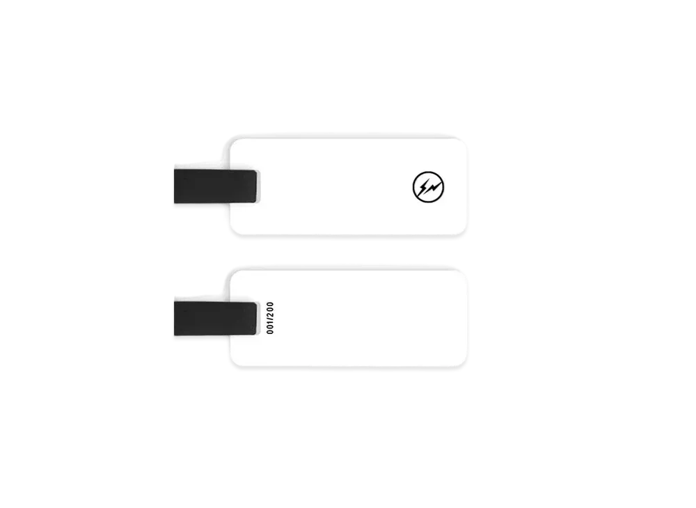 FRAGMENT CUSTOM DOUBLE SIDED Luggage Tag "White"