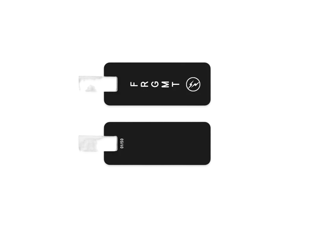 FRAGMENT CUSTOM BACK FRGMT Luggage Tag "Black"